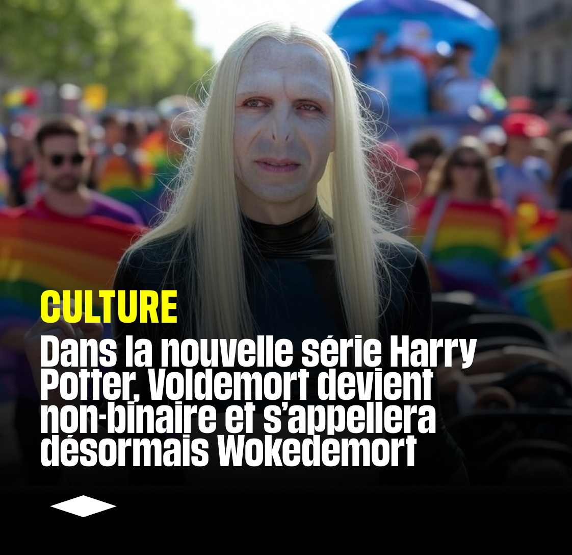 Liberafionfr's tweet photo. 🔴 CULTURE : Dans l’adaptation série de Harry Potter annoncée par HBO, le Seigneur des Ténèbres abandonne son genre et son nom.