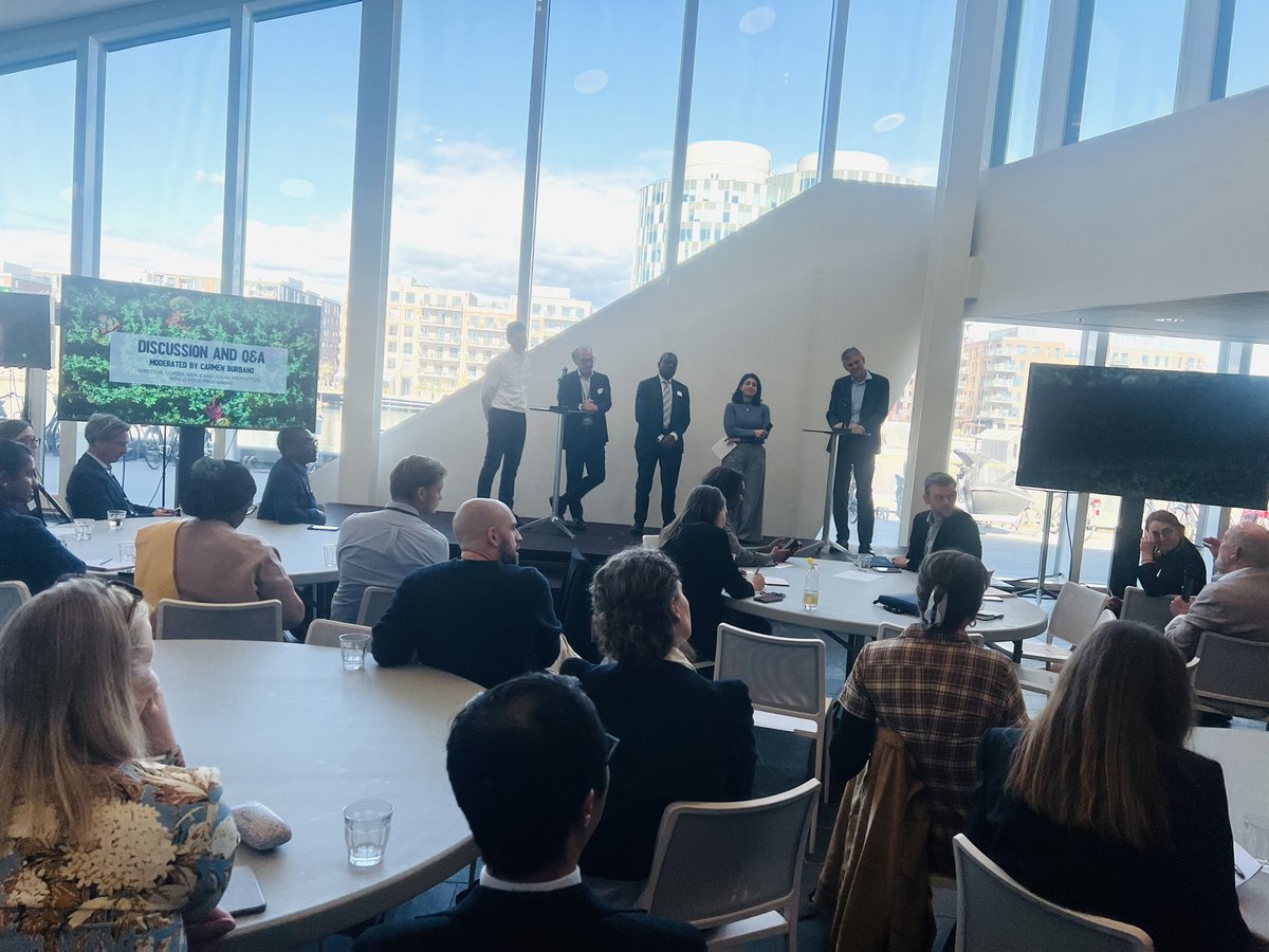 Today 8th April, 2025, Ambassador Margaret . M. Otteskov attended the launch of a $40 million partnership in Copenhagen at UN City  aimed at scaling up climate-smart, homegrown school feeding in Kenya, Rwanda, and Uganda