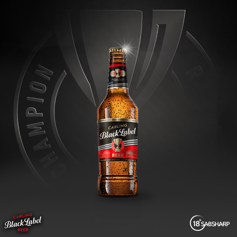 blacklabelsa's tweet photo. Nothing beats the taste of the champion beer, with over 55 local and international awards, Carling Black Label is the ultimate CHAMPION reward!​

​Reward yourself with Africa's #MostAwardedBeer