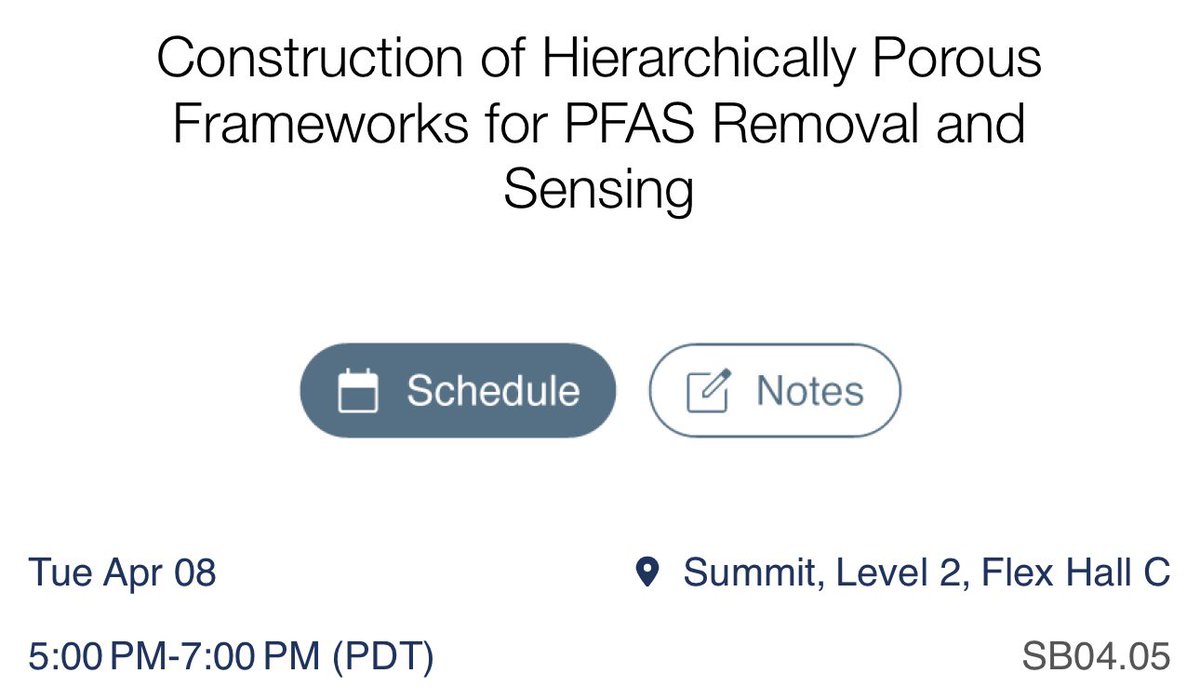 Kunyu Wang, Ph.D. (@kunyuwang_chem) on Twitter photo Excited to share my latest work on PFAS removal and sensing using porous materials at #MRSSpring2025! Come visit my poster TODAY (Tuesday) at Level 2, Flex Hall C.💧🍀<a href="/MSEatPenn/">Materials Science and Engineering at Penn</a> <a href="/ShuYangPenn/">Shu Yang</a> <a href="/TAMUChemistry/">Chemistry Department</a> <a href="/GroupZhou/">The Zhou Group</a> Excited to share my latest work on PFAS removal and sensing using porous materials at #MRSSpring2025! Come visit my poster TODAY (Tuesday) at Level 2, Flex Hall C.💧🍀<a href="/MSEatPenn/">Materials Science and Engineering at Penn</a> <a href="/ShuYangPenn/">Shu Yang</a> <a href="/TAMUChemistry/">Chemistry Department</a> <a href="/GroupZhou/">The Zhou Group</a>