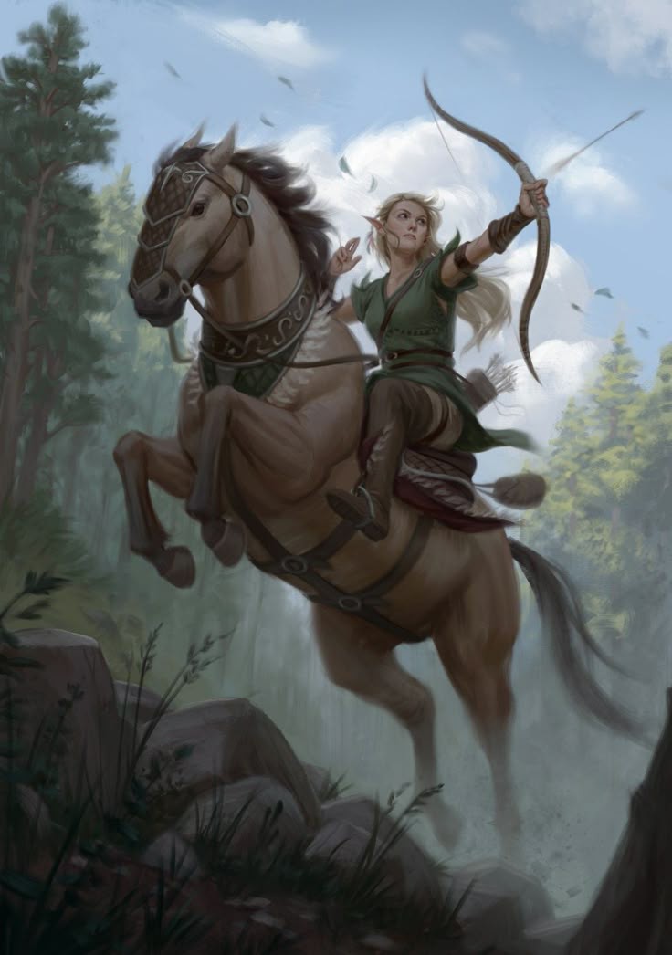 ...elven horse archer...