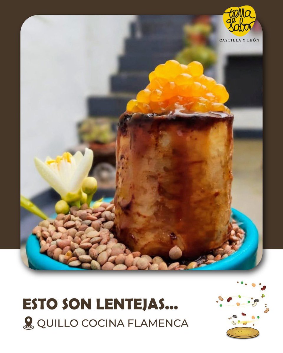 Para la creación de «Esto son Lentejas...» #DanielRedondo se ha inspirado en la baklava, pastel de origen andalusí muy popular en Turquía y Marruecos. 

Prueba y valora esta tapa en #quillococinaflamenca #Sevilla antes del 11 de abril. 

#desTAPAlasLEGUMBRES