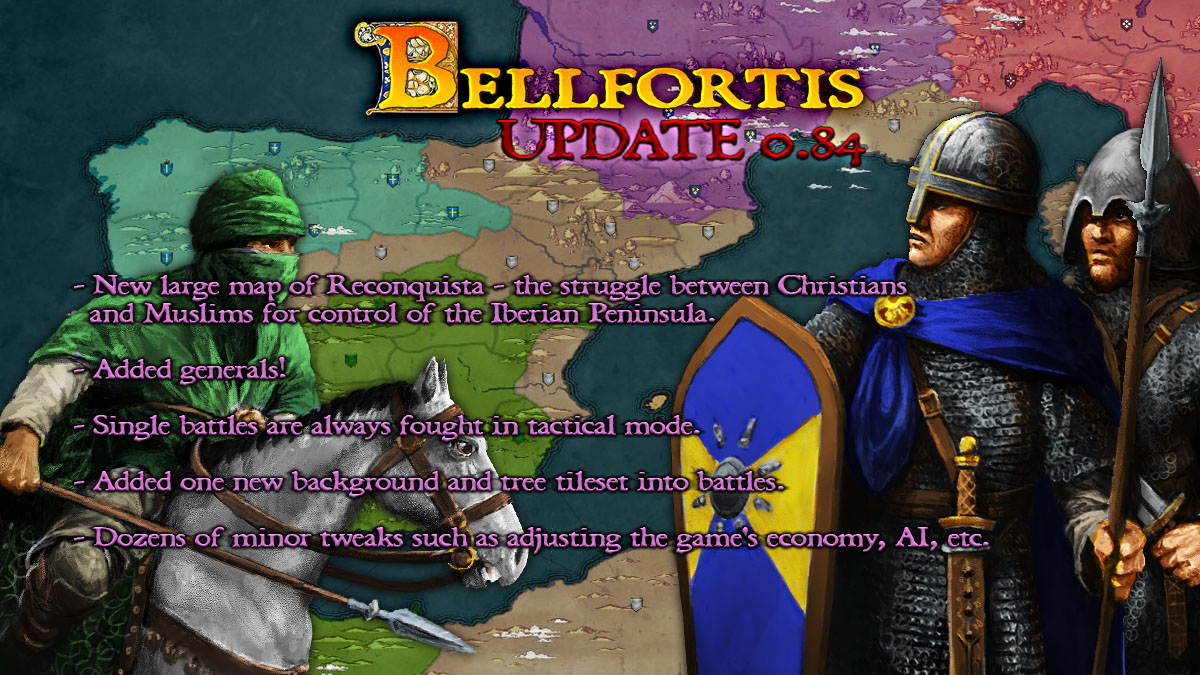 rakeingrass's tweet photo. Enjoy the new #Reconquista update of our strategy game #Bellfortis, where Christian and Muslim armies clash for control of the Iberian Peninsula.
https://t.co/oPpproVc7e
#indiegame #indiegamesdev #strategygames #grandstrategy #militarystrategy #totalwarmedieval2 #medievalstrategy https://t.co/7GanxlYNm5