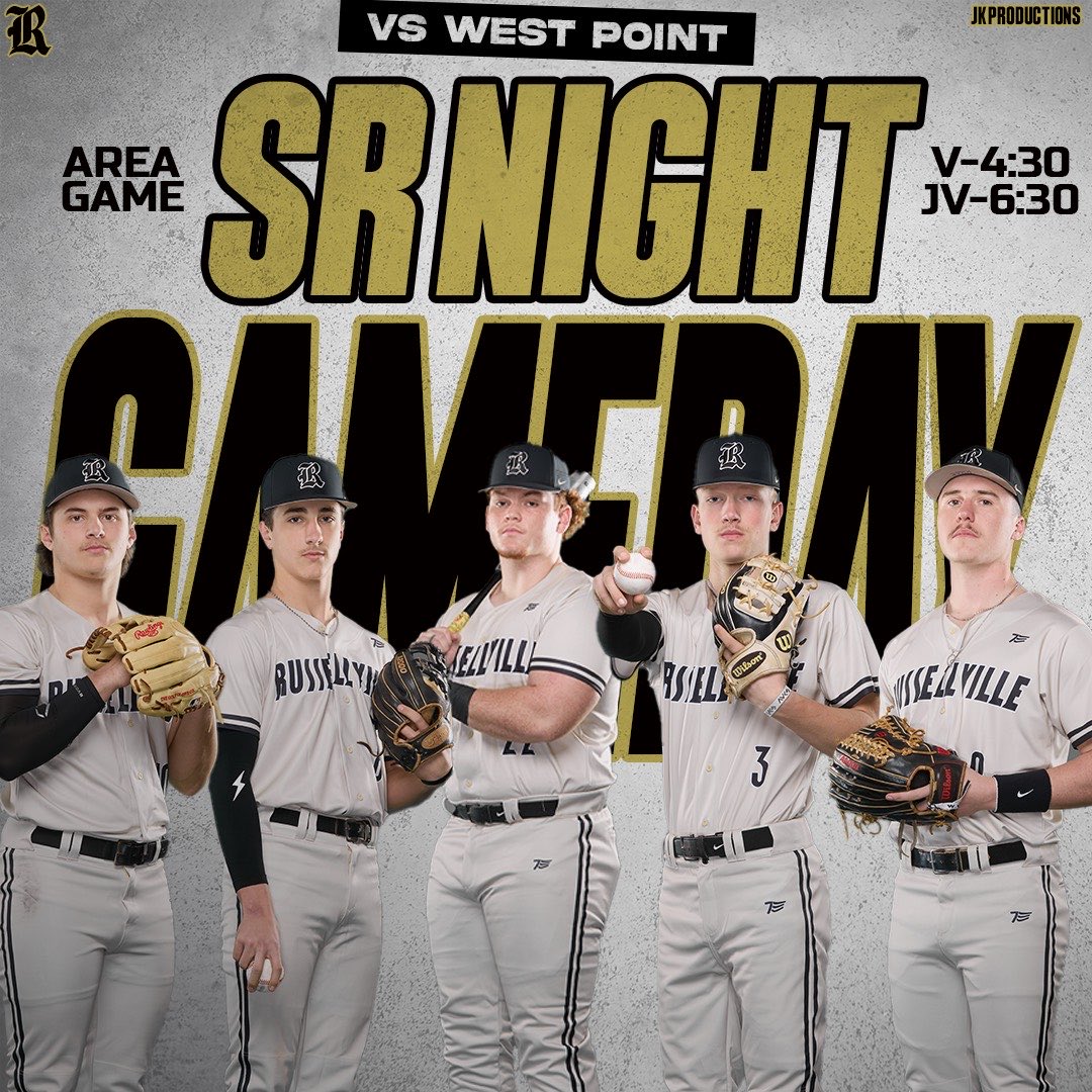 Everyone come out and celebrate our seniors and help us rally back in our final Area Series of the year!!