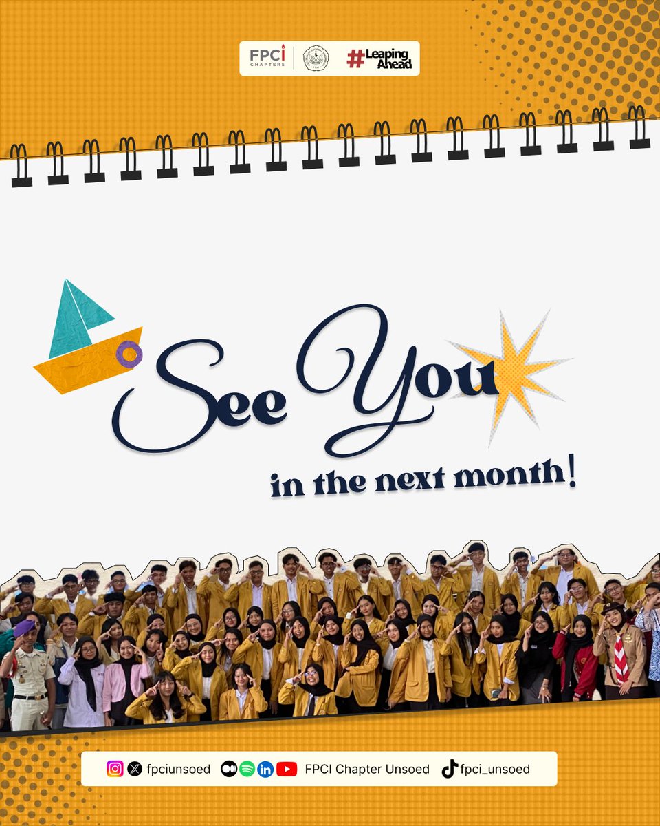 FPCIUnsoed's tweet image. Best Regards,
FPCI Chapter Unsoed 2025
Leaping Ahead

#MarchRecap #FPCIUnsoed #ForeignPolicy #LeapingAhead #foreignpolicy #InternationalRelations