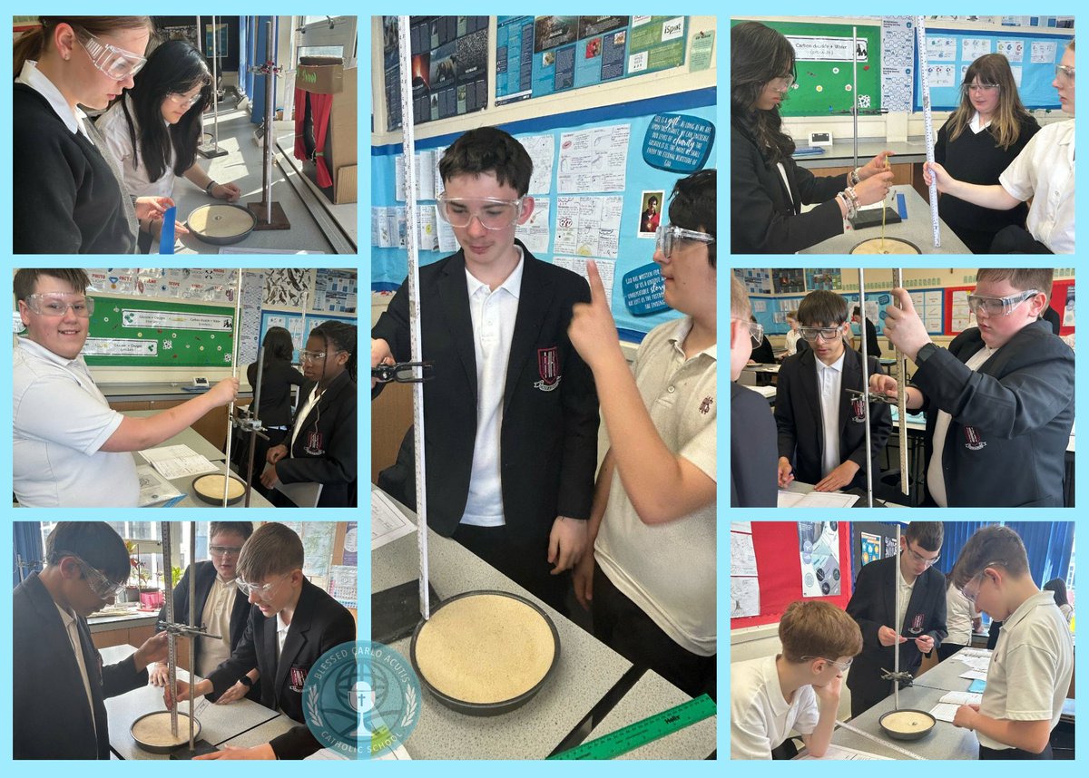Miss Padfield’s Year 9 class became crater investigators this afternoon! They explored how ball bearing impacts affect crater size in sand—real science, real fun! #YoungScientists <a href="/BishopHedleyRC/">BCA @ BHHS Campus</a>