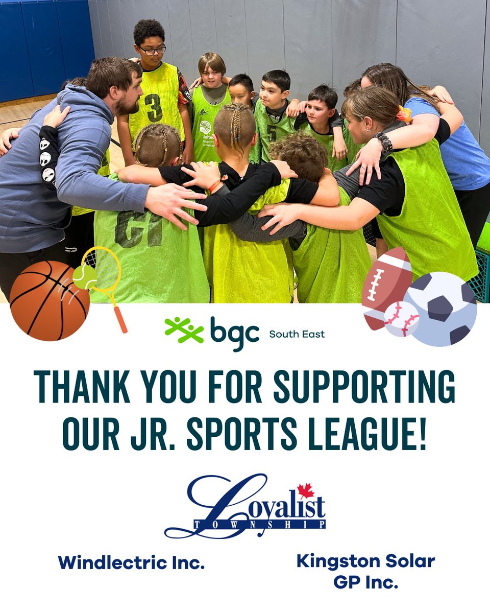 Recently, we received funding through Loyalist Township’s Community Grants program! This grant has helped to support our Jr. Sports League where our ASP kids travel to West End to play basketball, soccer, and more!

Thank you @loytwp for providing these opportunities!😊