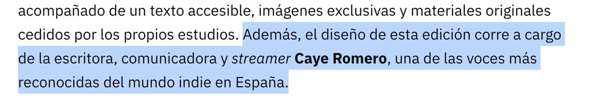 Que ilusión aparecer en un medio tan grande!! 😱

El anuario lo hemos hecho con mucho amor y espero que todos los estudios estén felices de como los hemos representado.

Gracias a todo el equipo de <a href="/DeVuego/">DeVuego</a> por la oportunidad 🥰

Esto muy fuerte esto eh 🫣