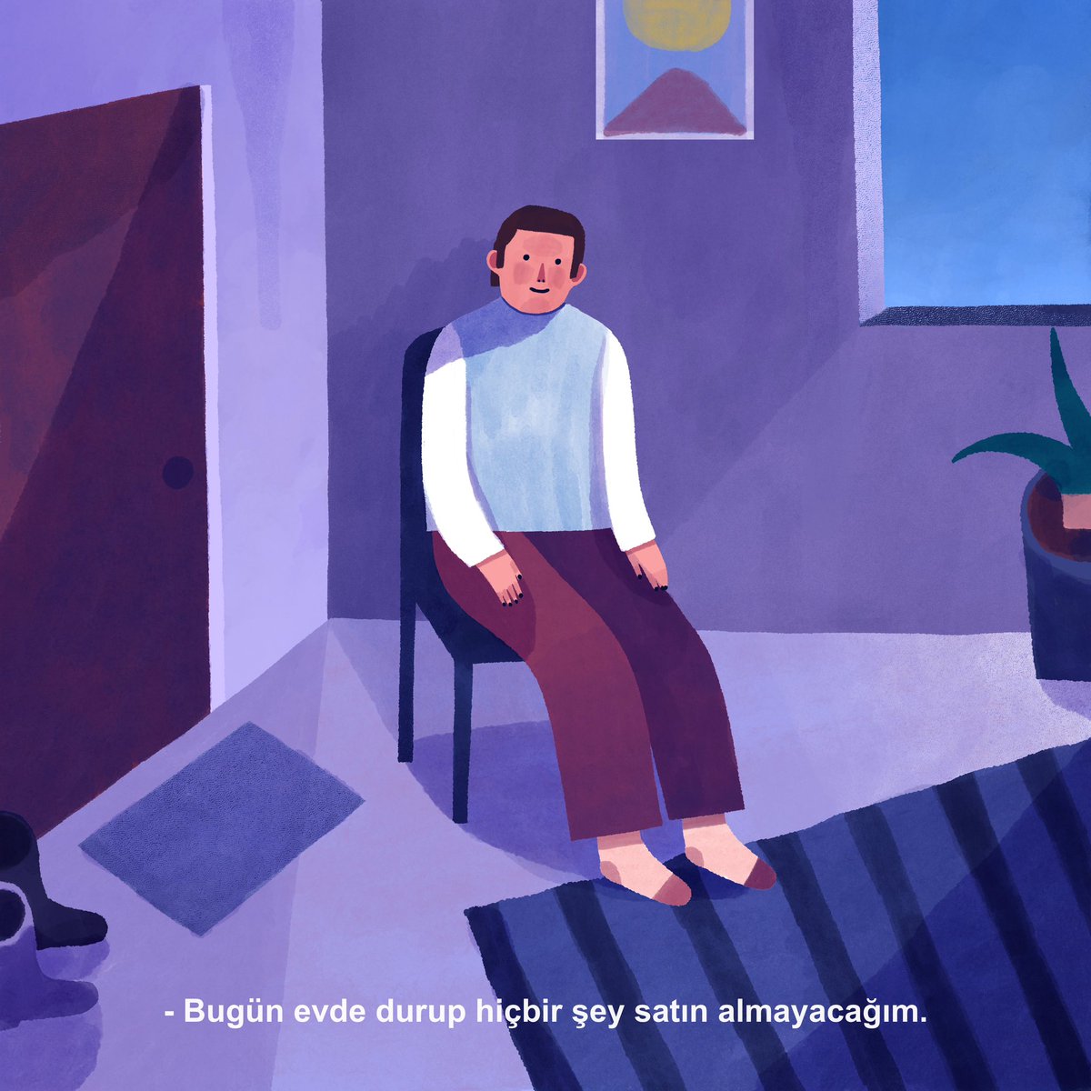 mert_tugen's tweet photo. Bir gün hiçbir şey satın almak istemeyen adamın kısa hikayesi https://t.co/MjDcwejLIY