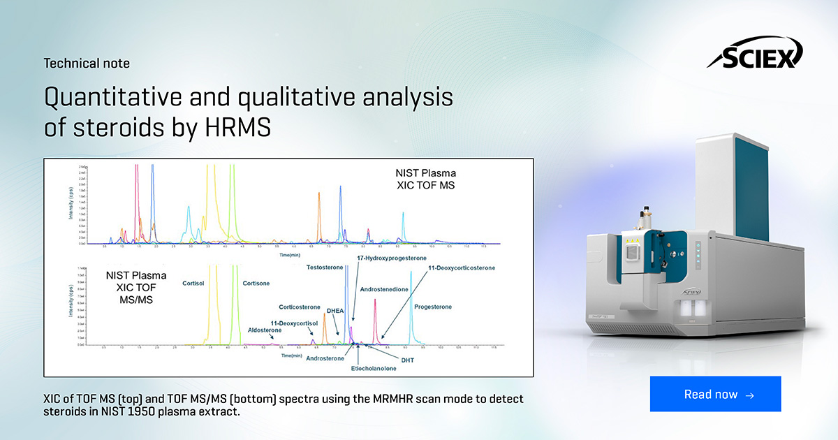 🔬 Dive into steroid analysis with HRMS in today's #TechNoteTuesday 🔬
sciex.li/f1ephy