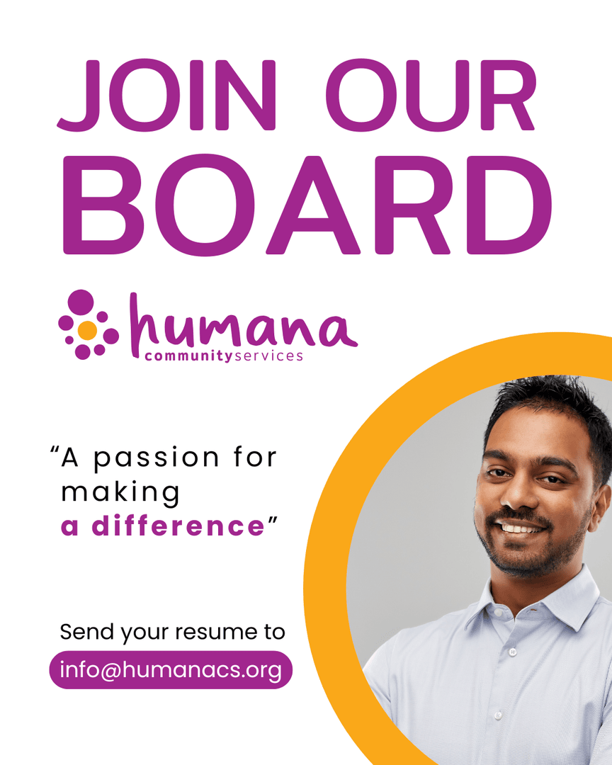humanacs's tweet photo. If you have a passion for making a difference and want to be involved in your community and want to join our board, apply today by sending your resume to info@humanacs.org. You can learn more about this opportunity on our website. https://t.co/K55FkGvLAd
