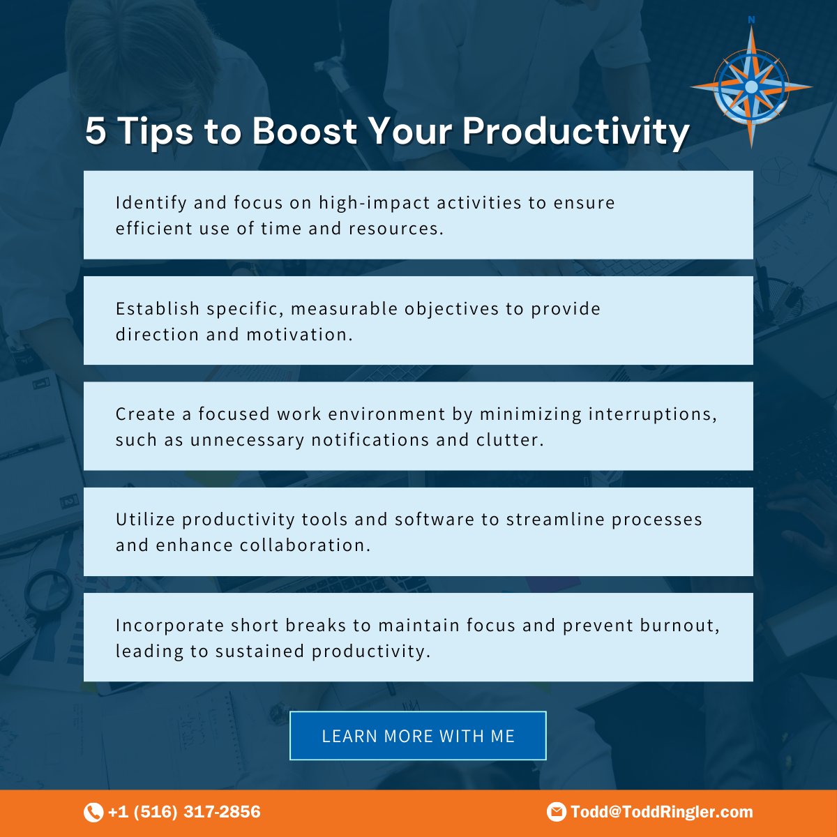 ToddBRingler's tweet photo. Want to improve productivity? Break big tasks into smaller, manageable steps and celebrate small wins along the way. Consistency builds momentum.
 
Save this post for your next big project! 

#SuccessStories #FindYourDirection #Business #Advisor #Mindset #Cashflow #Profits https://t.co/wVrnkNp7mp