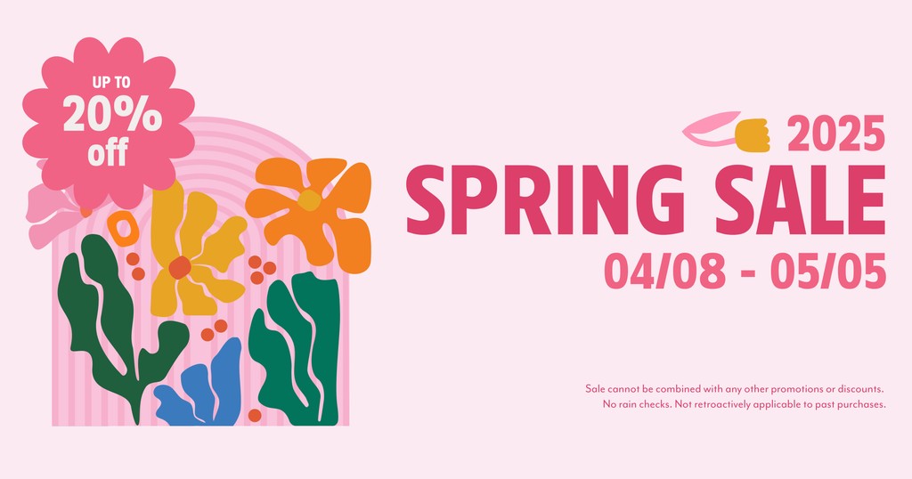 🌸 Art is in full bloom! 🌸 Our 2025 Spring Sale is ON NOW at Above Ground Art Supplies! Save up to 20% off on must-have supplies. 🎨🖌️⁠
⁠
🔗 Click the link here to view our Spring Sale Flyer: abovegroundartsupplies.com/flyer/