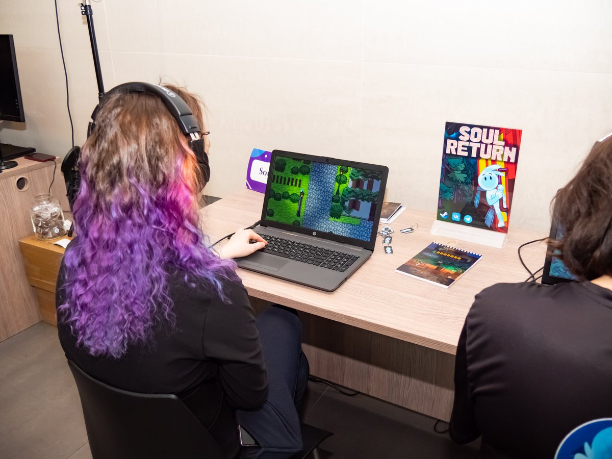 SoulReturn_game's tweet photo. Last Saturday we visited Gamedev CityFest 2025. Had a great time. We talked and discussed a lot. Got a lot of feedback and reviews on the game. 8 hours on feet were 100% worth it. Thank you all so much for your time.

#soulreturn_game #indiedev #gamedev https://t.co/EjmC0gi4aj