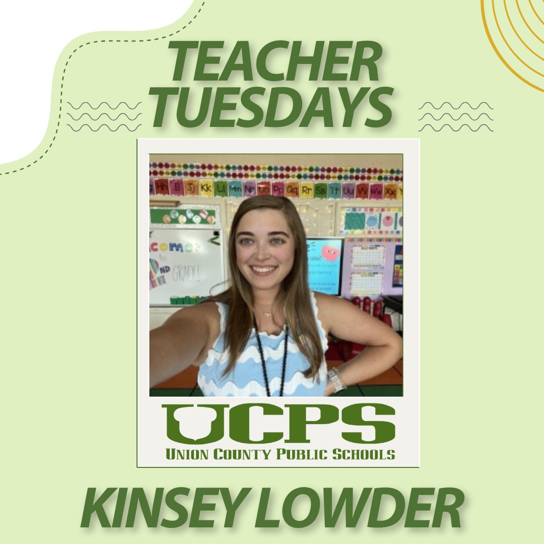 UCPS Careers (@ucpsnccareers) on Twitter photo #TeacherTuesday Meet Mrs. Lowder, a 2nd Grade Teacher at New Salem Elementary! A proud graduate of Wingate University, Mrs. Lowder says UCPS is incredibly helpful and supportive. She chose education to empower young students to be confident in their abilities! <a href="/UCPSNC/">Union County Public Schools</a> <a href="/AGHoulihan/">Andrew G. Houlihan</a> #TeacherTuesday Meet Mrs. Lowder, a 2nd Grade Teacher at New Salem Elementary! A proud graduate of Wingate University, Mrs. Lowder says UCPS is incredibly helpful and supportive. She chose education to empower young students to be confident in their abilities! <a href="/UCPSNC/">Union County Public Schools</a> <a href="/AGHoulihan/">Andrew G. Houlihan</a>