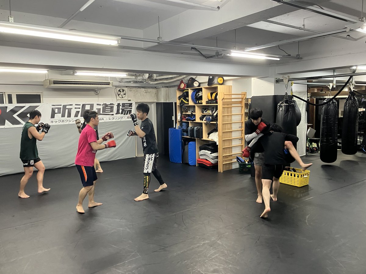 火曜レスリング　MMAクラス🤼
UP含めだいぶ上達してますね🤔
ネクサス川越大会出る人も怪我しないように頑張りましょー
