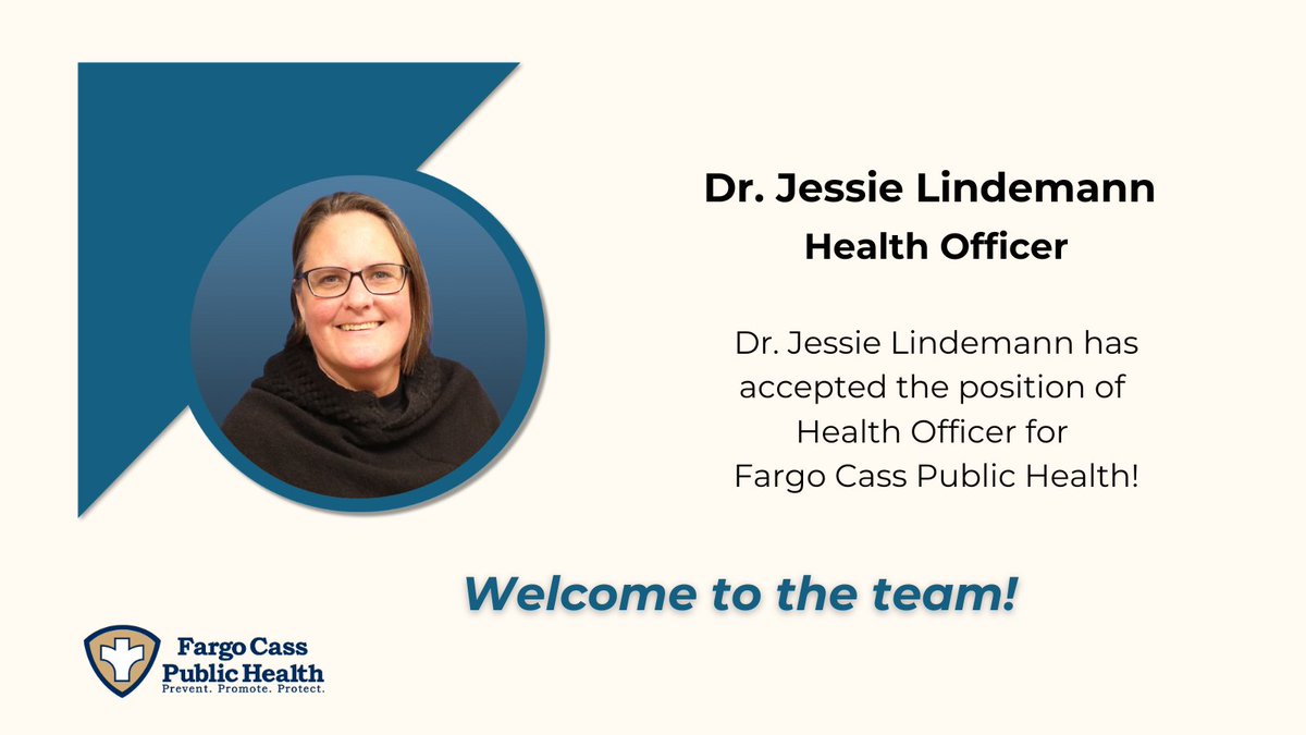 FCPH's tweet photo. Please join us in welcoming Dr. Jessie Lindemann as our new Health Officer๐! She's a practicing family medicine physician and will continue serving her patients in her independent clinic while integrating her duties as #FCPH health officer. We're excited! ๐ https://t.co/tFS4nkbhYu