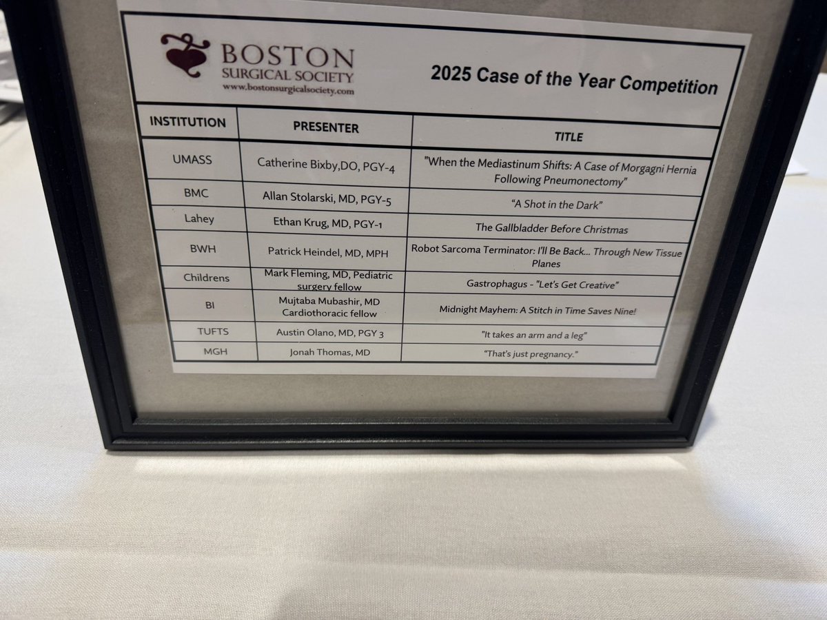 Mujtaba Mubashir, MD (@mmubashirmd) on Twitter photo Great fun representing <a href="/BIDMCSurgery/">BIDMC Department of Surgery</a> at <a href="/BostonSurgical/">BostonSurgicalSociety</a> with our very unique Cardiothoracic case! <a href="/SidhuGang/">Sidhu Peña Gangadharan 🇺🇸🇵🇭🇮🇳</a> <a href="/jennifer/">Jen Rubio</a>.wilson <a href="/BIDMC_Research/">BIDMC Research</a> <a href="/SavasTsikis/">Savas Tsikis M.D.</a> <a href="/arianaginsberg/">Ariana S. Ginsberg</a> Great fun representing <a href="/BIDMCSurgery/">BIDMC Department of Surgery</a> at <a href="/BostonSurgical/">BostonSurgicalSociety</a> with our very unique Cardiothoracic case! <a href="/SidhuGang/">Sidhu Peña Gangadharan 🇺🇸🇵🇭🇮🇳</a> <a href="/jennifer/">Jen Rubio</a>.wilson <a href="/BIDMC_Research/">BIDMC Research</a> <a href="/SavasTsikis/">Savas Tsikis M.D.</a> <a href="/arianaginsberg/">Ariana S. Ginsberg</a>