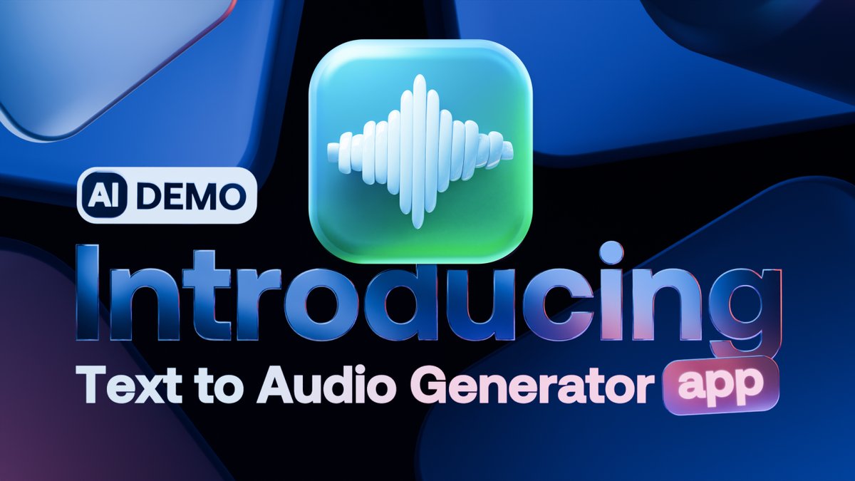 openfabricai's tweet image. Openfabric Text To Audio Generator is live on mainnet🥳

Bring your words into live with Openfabric AI Voice Synthesizer app!

👉 Try it here: openfabric.network

Watch how it works: youtu.be/oXtqAISzjpA

#TextToVoice #AIApp #VoiceSythesizer