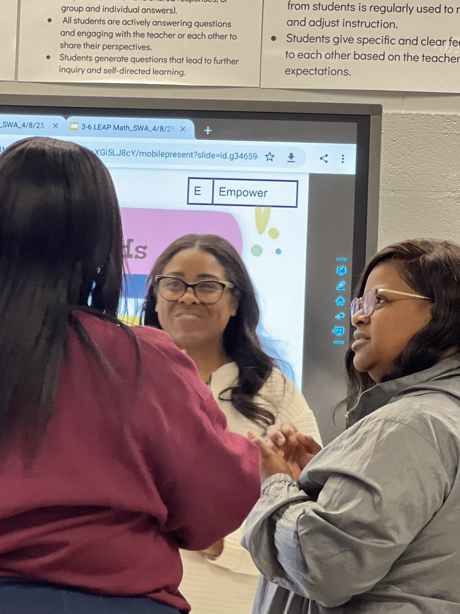 EmilyMartin225's tweet photo. What a joy it is to see teachers reflecting on their dedication and growing under school-based expertise. So proud of this crew @DES_ISTHEBEST and their rocking leaders! #dothework #noshortcuts #celebrateeverysuccess https://t.co/ZPFqHElzkF