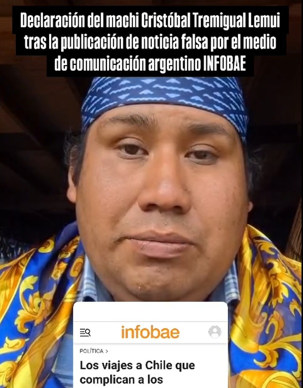 🔵🌿 Machi Cristóbal Tremigual desmiente noticia de medio de comunicación de Puelmapu «Infobae» 
📰mapuexpress.org/2025/04/08/mac…