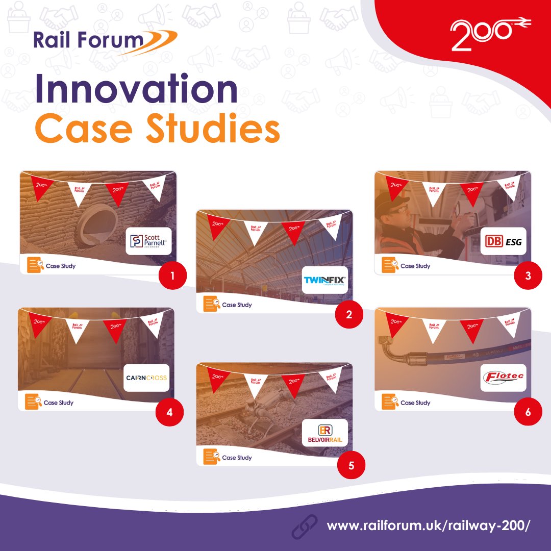 Rail Forum (@railforum_uk) on Twitter photo We’re delighted to share the fantastic <a href="/railway200/">railway200</a> Innovation case studies we’ve received so far — showcasing the creativity, collaboration and cutting-edge thinking of our incredible #RFmembers.
There are currently six inspiring case studies live on our website, featuring:
1️⃣ We’re delighted to share the fantastic <a href="/railway200/">railway200</a> Innovation case studies we’ve received so far — showcasing the creativity, collaboration and cutting-edge thinking of our incredible #RFmembers.
There are currently six inspiring case studies live on our website, featuring:
1️⃣