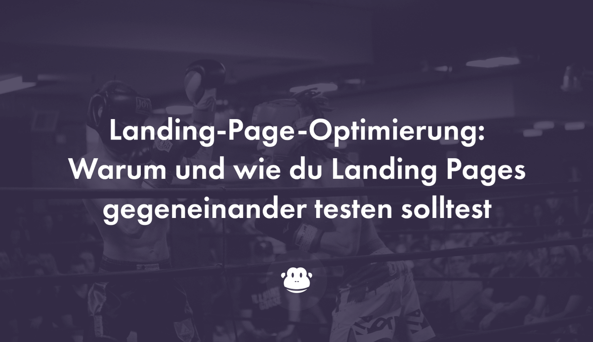 Die Landing-Page-Optimierung ist einer der größten Marketing-Probleme. Dieser Beitrag bringt Licht ins Dunkel. 🔦 chmp.ly/HGV