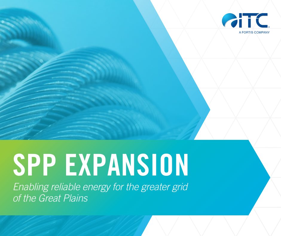 ITC commends FERC’s recent approval enabling members of the Western Interconnection to join SPP RTO. This is an important step in enhancing reliability for customers. ITC Great Plains looks forward to continued collaboration with SPP stakeholders to advance the greater grid.
