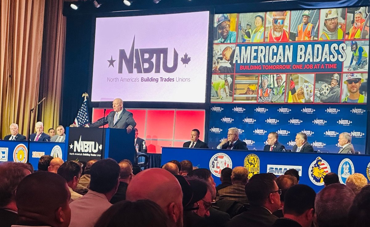 IBEW - Ninth District (@ibew_9th) on Twitter photo Building Trades Unions are ‘in a knife fight in a phone booth fighting for worker rights and respect…and we will NOT backdown.’ - <a href="/NABTU/">The Building Trades</a> President McGarvey
Trump’s assault on collective bargaining for federal employees is the worst union busting! #NABTU <a href="/AFLCIO/">AFL-CIO ✊</a> - Fight Back! Building Trades Unions are ‘in a knife fight in a phone booth fighting for worker rights and respect…and we will NOT backdown.’ - <a href="/NABTU/">The Building Trades</a> President McGarvey
Trump’s assault on collective bargaining for federal employees is the worst union busting! #NABTU <a href="/AFLCIO/">AFL-CIO ✊</a> - Fight Back!