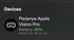 _kjagadish's tweet image. I love the new Apple Immersive Video Utility.
Not because I can create AIVU files…
But because I can finally check the battery percentage !
#visionpro #immersivefilm