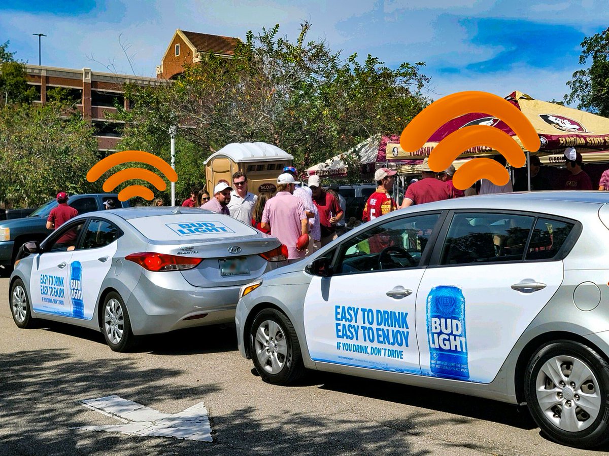 Now that that’s over, it’s time to start your college football planning!!!

🚫 Don’t miss the chance to engage and excite fans this fall.

✅ Capture attention at every corner on game day.

adsthatmove #rideshareads #tailgate #marketing