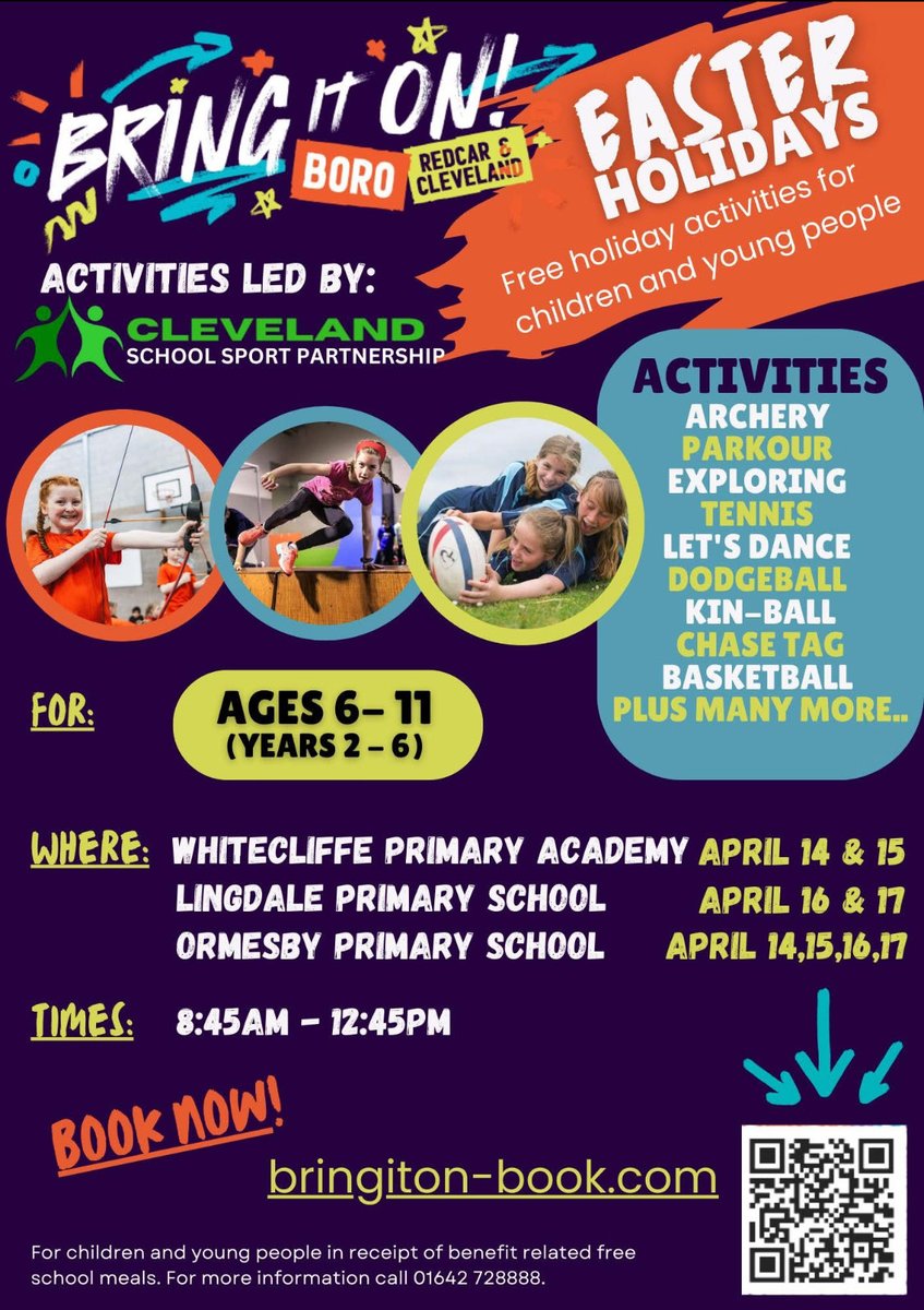 OverfieldsPri's tweet image. Easter Holiday Activity Clubs