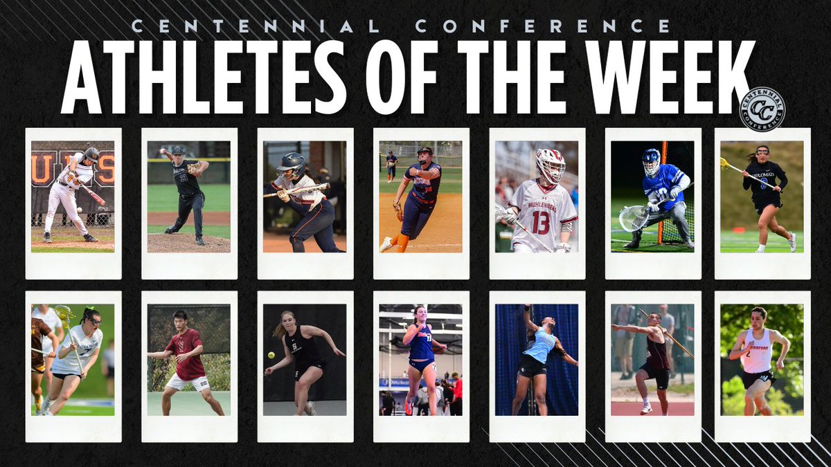 CentennialConference (@centennialconf) on Twitter photo ATHLETES OF THE WEEK
Congrats to this week's #CentConf honorees for the week of March 31-Apr. 6!
<a href="/GoDiplomats/">GoDiplomats.com</a> Teddy Scarborough & <a href="/gburgbullets/">Gettysburg College Athletics</a> Paige Forry lead the way with their 3rd awards of the year
📰 bit.ly/3FYsKXE
#IgnitingGreatness ATHLETES OF THE WEEK
Congrats to this week's #CentConf honorees for the week of March 31-Apr. 6!
<a href="/GoDiplomats/">GoDiplomats.com</a> Teddy Scarborough & <a href="/gburgbullets/">Gettysburg College Athletics</a> Paige Forry lead the way with their 3rd awards of the year
📰 bit.ly/3FYsKXE
#IgnitingGreatness