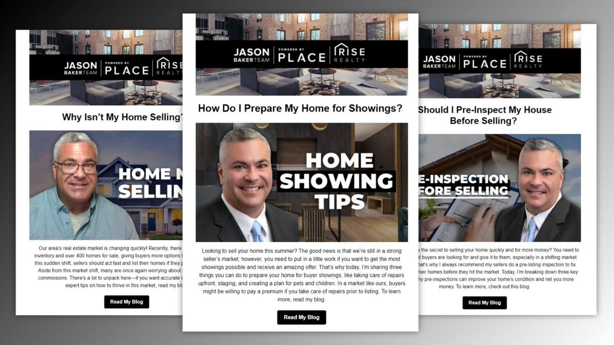 Jason Baker, a top agent in Montana, runs two accounts with us—one for his sphere of influence and one for agent outreach. We built him two separate educational websites to send each audience, helping him stay top of mind and provide value at every turn.