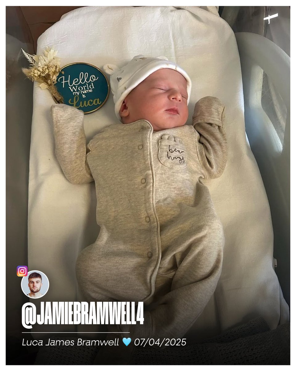 Congrats to <a href="/JamieBramwell3/">Jamie Bramwell</a> and his partner Amie on the birth of their son, Luca! 🩵👶

#WorClub ⚪️⚫️
