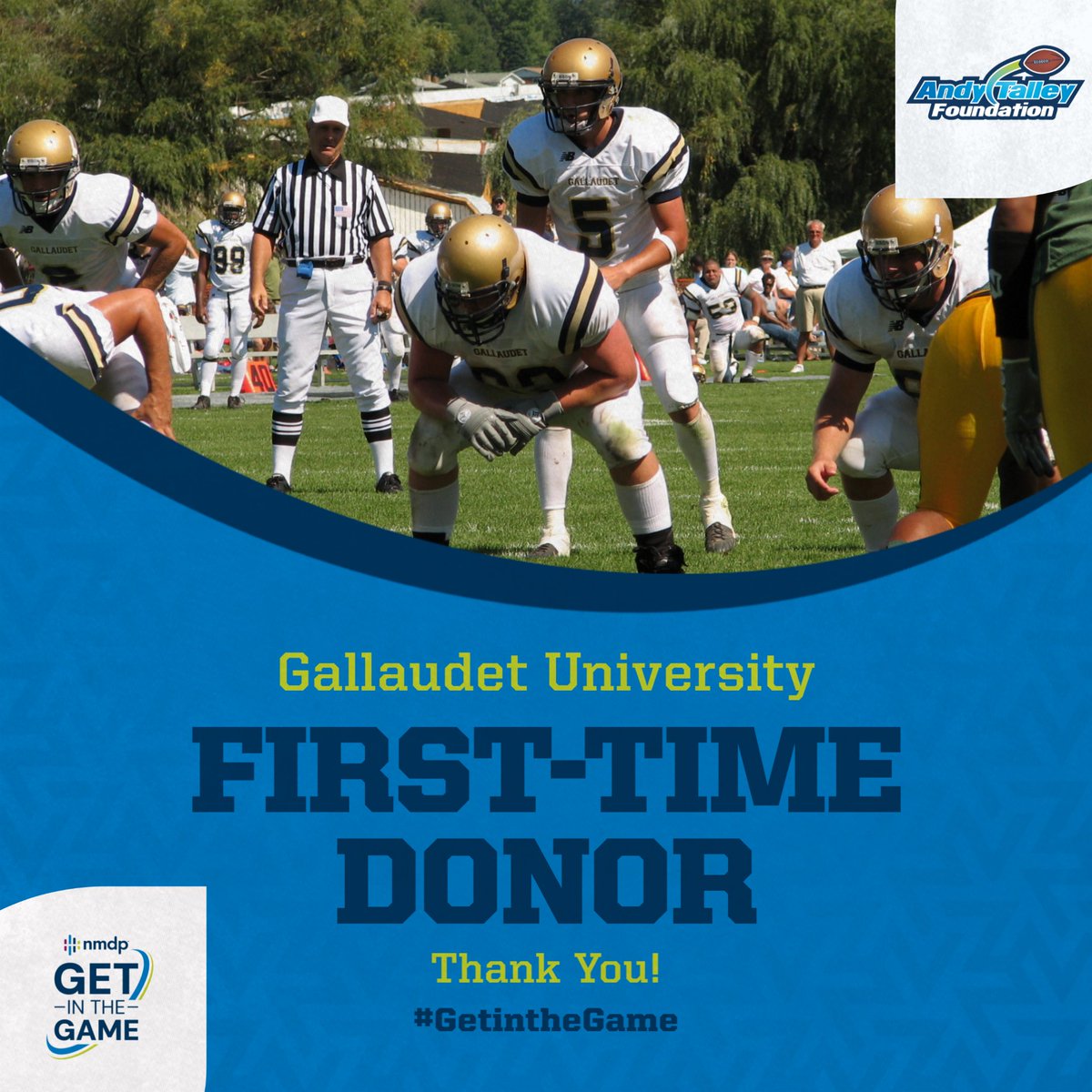 Andy Talley Bone Marrow Foundation (@talleybonemarro) on Twitter photo ⭐ GALLAUDET UNIVERSITY ⭐ We're thrilled that <a href="/GallaudetBison/">Gallaudet Bison</a> has a first time donor of marrow or blood stem cells! We can't thank you enough for making a difference for a patient in need! #gallaudetuniversity #andytalleyfoundation ⭐ GALLAUDET UNIVERSITY ⭐ We're thrilled that <a href="/GallaudetBison/">Gallaudet Bison</a> has a first time donor of marrow or blood stem cells! We can't thank you enough for making a difference for a patient in need! #gallaudetuniversity #andytalleyfoundation
