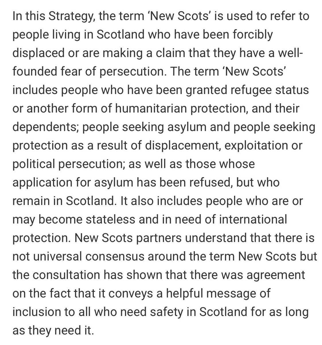 gardirms's tweet image. Seeing my government unironically calling illegals and migrants “New Scots” is dismal.