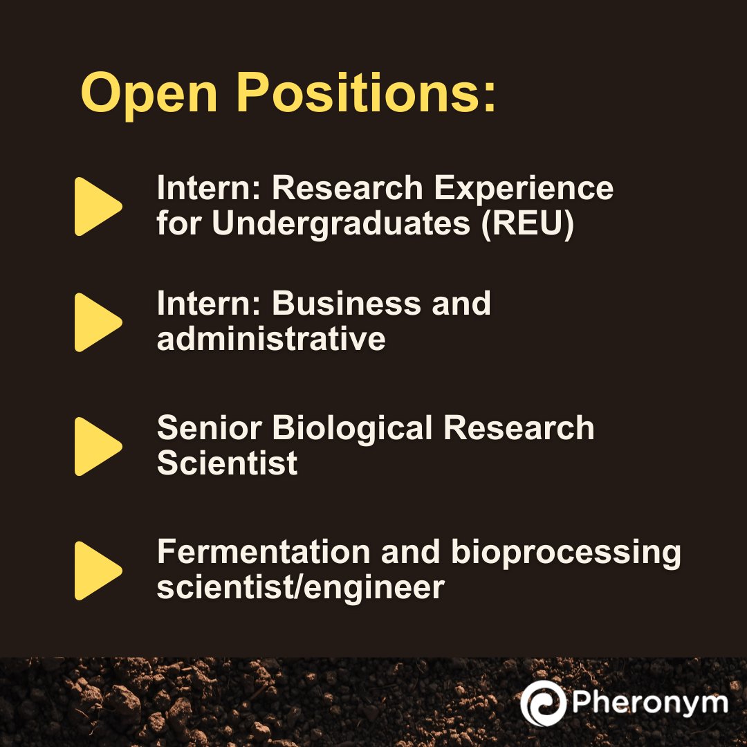 💼🔬 We are hiring! We're thrilled to welcome incredible new talent to our team!

If you're ready to start a new incredible adventure, check out our open job positions 👉 ow.ly/EPyo50VwAYg

#hiring #internship  #biotech #agtech