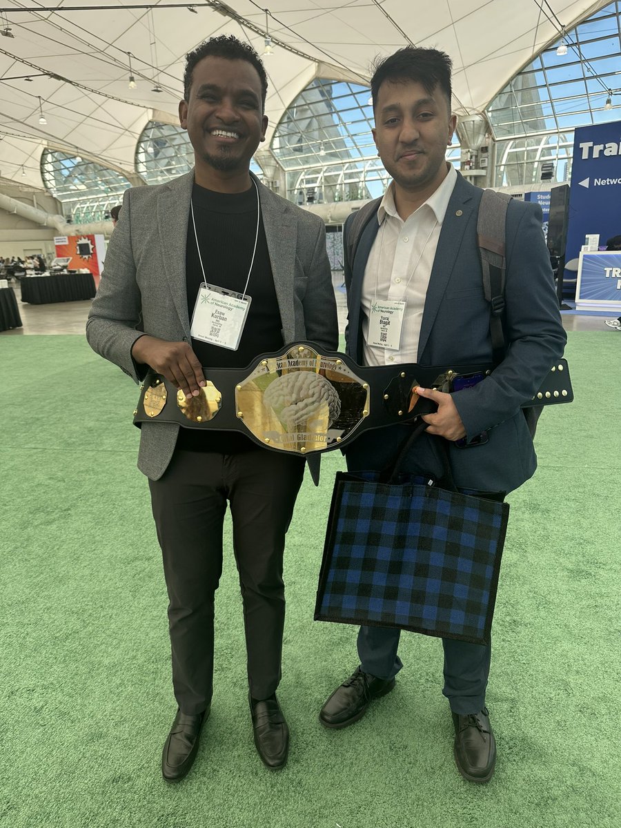 Happy Tuesday! #AANAM 

We will be announcing the winner of the #secretmission and the Glial Gladiator championship belt later today. 

Meanwhile…here’s what the belt has been up to.