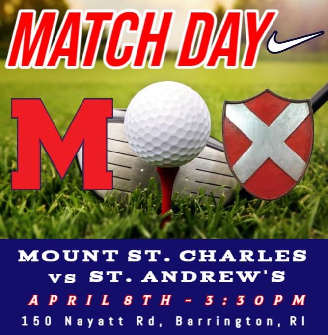 MSCAthletics's tweet photo. Our Prep golf team has its first match of the season today when they travel to Barrington's Rhode Island Country Club to face off against the Saints of St. Andrew's! https://t.co/CyfDLk1hUg