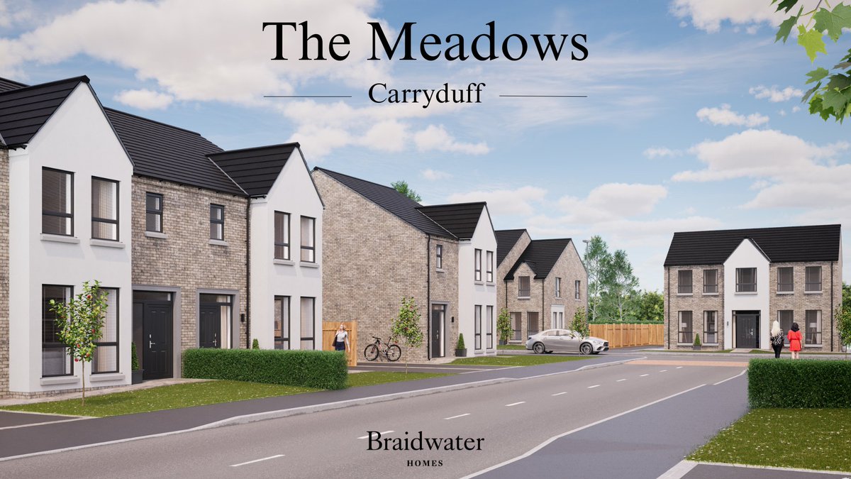 Luxury New Development Announced for Carryduff 🆕 🏘️ 💞

Braidwater Homes is delighted to formally announce a new luxury development in Carryduff: The Meadows.

To register for more information, click on the link:

braidwater.com/meadows/