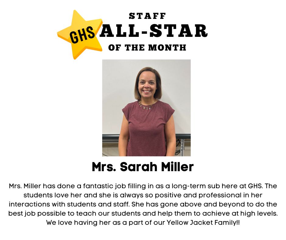 Congrats to our All-Stars of the Month!