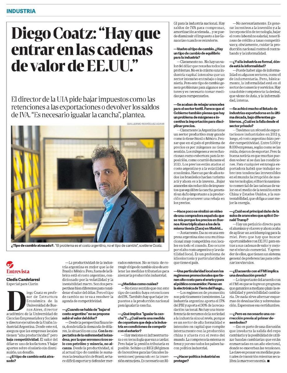 Diego Coatz tweet media