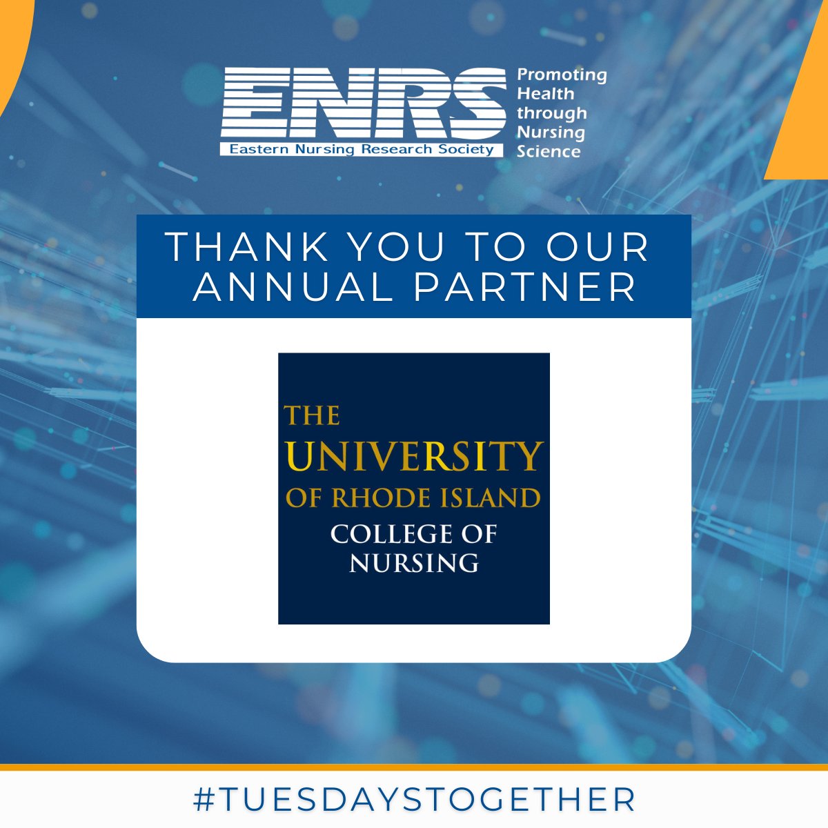 ENRS (@enrs_science) on Twitter photo #TuesdaysTogether - Thank you to our Annual Partner, The @UniversityofRI College of Nursing, for coming together to support #ENRS.
Learn more about <a href="/URI_Nursing/">URI_Nursing</a> here 👉 web.uri.edu/nursing/ #TuesdaysTogether - Thank you to our Annual Partner, The @UniversityofRI College of Nursing, for coming together to support #ENRS.
Learn more about <a href="/URI_Nursing/">URI_Nursing</a> here 👉 web.uri.edu/nursing/