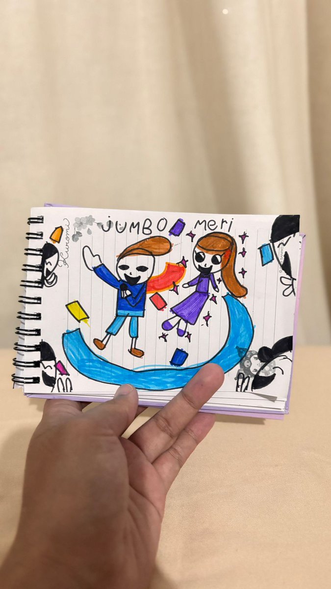 ichsanmarta's tweet photo. My beloved babygirl Khisa sudah ter-jumbojumbo. Her fav char? Surely Meri @VisinemaID @Adriandhy https://t.co/8O2EgZLJZz