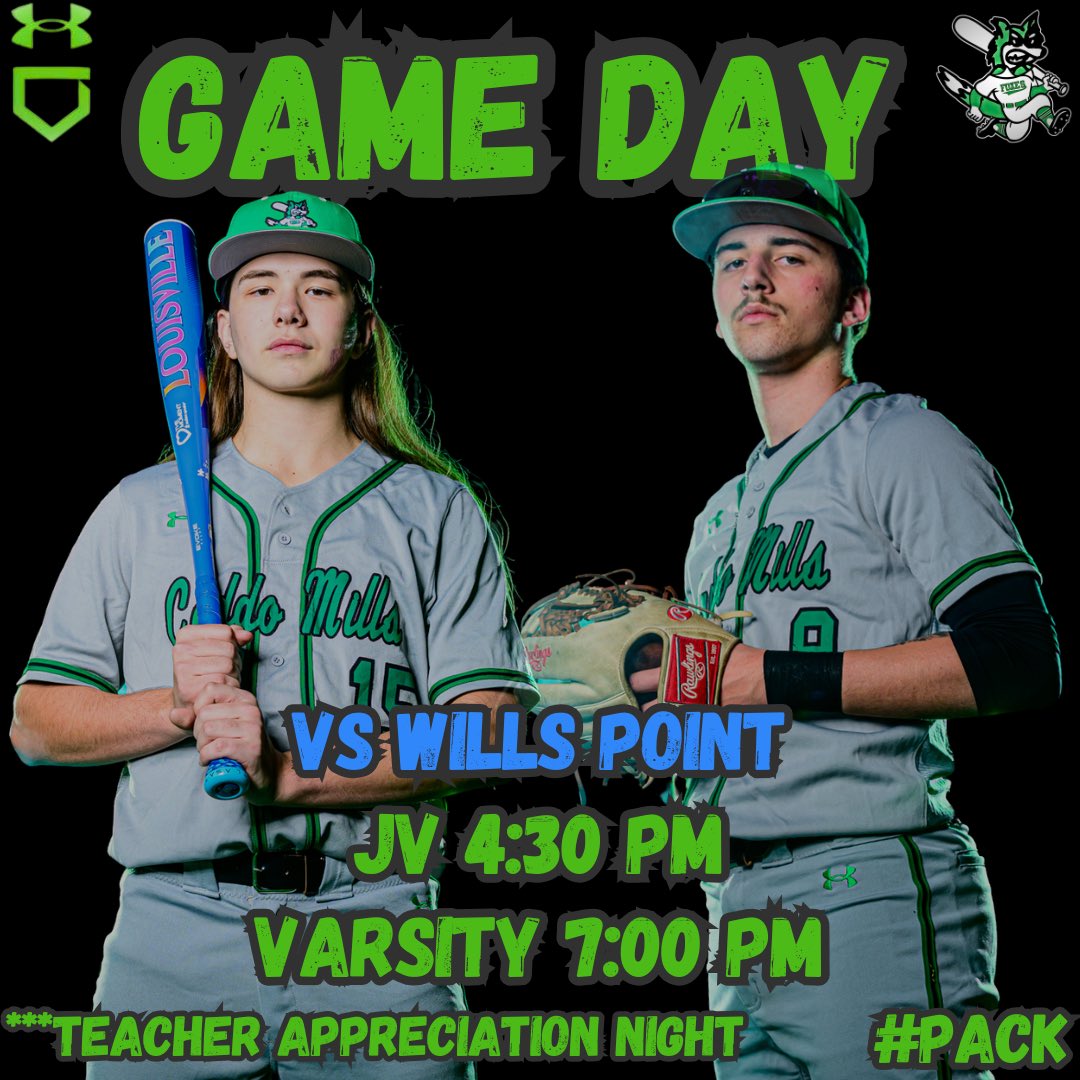 Come out and support the boys as they take on Wills Point at home. 

#Pack #GameDay