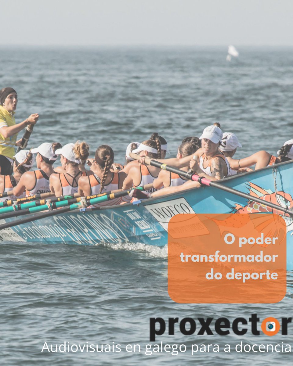 consellocultura's tweet photo. O poder transformador do deporte. A entrega deste mes de #Proxector, iniciativa de divulgación que facemos coa @UniversidadeUSC, xunta doce vídeos para explicar, en boca dos científicos, os beneficios e consellos á hora da práctica deportiva.

https://t.co/I7srHNH7km https://t.co/Fx6ZGPTOEy