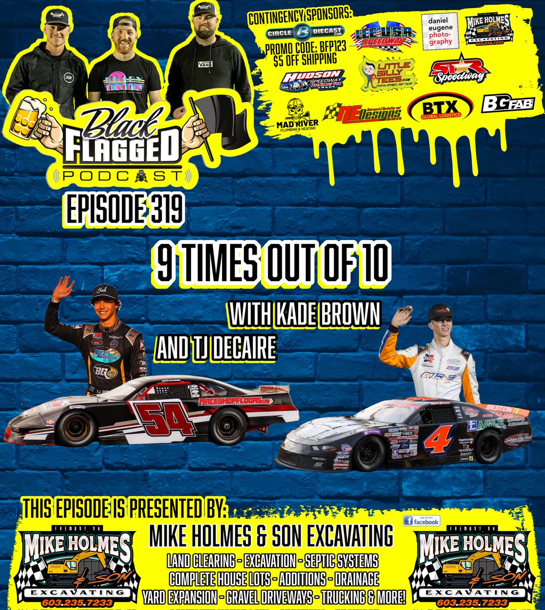 Double the guests for double the fun! This week we got to sit down with current CAR's Tour drivers TJ Decair and Kade Brown. The good pals walk us through their journey to the Premier Late Model Stock Car division in the country while sharing quite a few laughs.

Let us know if