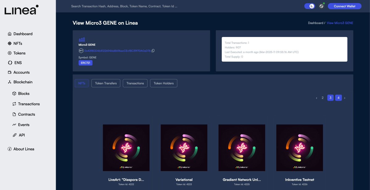 0xchainlens's tweet photo. Track the performance of your digital assets on Linea using Chainlens Explorer.
Secure, fast, and detailed analytics for #NFTs.
Look here π https://t.co/fIgRGoi8x2
#LineaBlockchain #CryptoArt https://t.co/eRN5TJdwkk