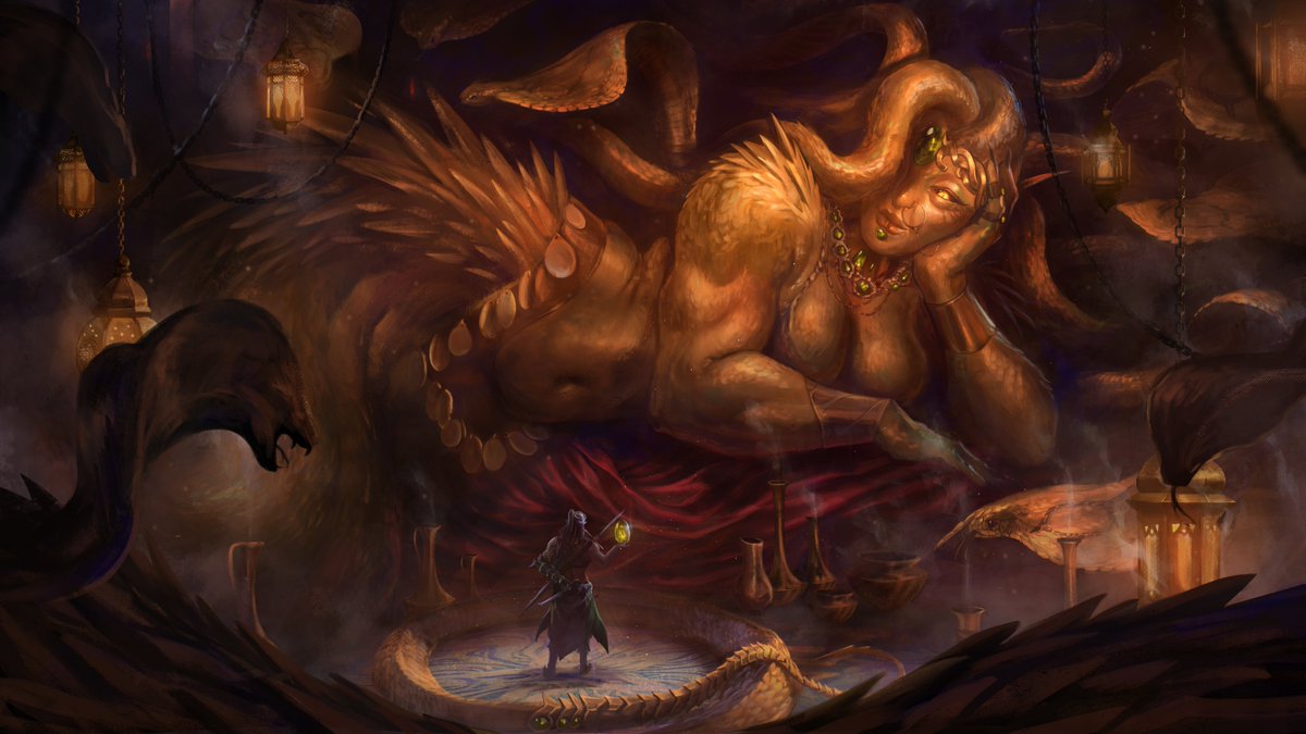 BlackSalander's tweet photo. Hi #PortfolioDay!

I'm Caio, freelancer fantasy artist
big fan of epic fantasy, D&amp;D, videogame and book art  

You can also find me at: 
https://t.co/3BN7NkHNx4
bsalanderart@gmail.com https://t.co/xQTScTaAXM